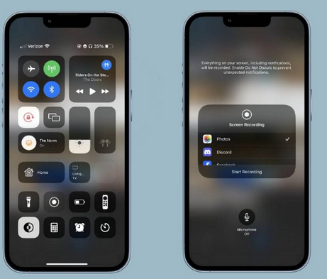 儋州苹果15维修分享iPhone15录制屏幕时如何录制音频 